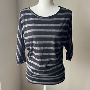 5/$25 Streetwear Society Striped Batwing Sleeve Top